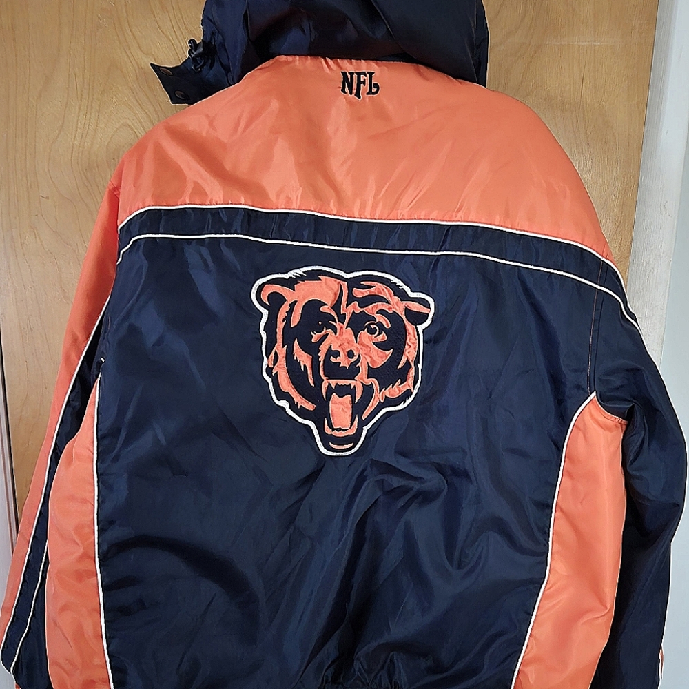 Chicago Bears winter coat with hood